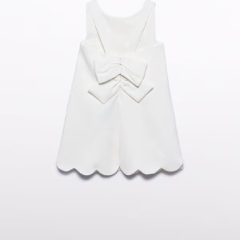 Abel & Lula Παιδικό Λευκό Φόρεμα 