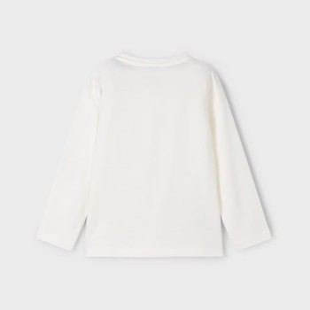 Mayoral Παιδική Κρεμ Αγορίστικη Μπλούζα με Στάμπα Λύκου Mayoral Παιδική Κρεμ Αγορίστικη Μπλούζα με Στάμπα Λύκου