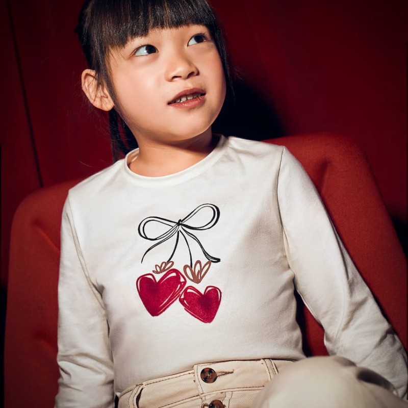 Mayoral – Σετ Μπλούζα & Λαστιχάκι Μαλλιών για Κορίτσι (Μακιάτο Κόκκινο)