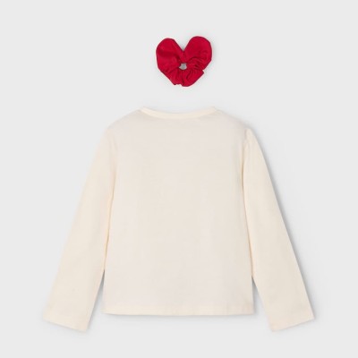 Mayoral – Σετ Μπλούζα & Λαστιχάκι Μαλλιών για Κορίτσι (Μακιάτο Κόκκινο)