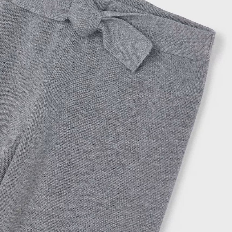 Mayoral – Girls’ Grey Knitted Culotte Pants Mayoral – Girls’ Grey Knitted Culotte Pants