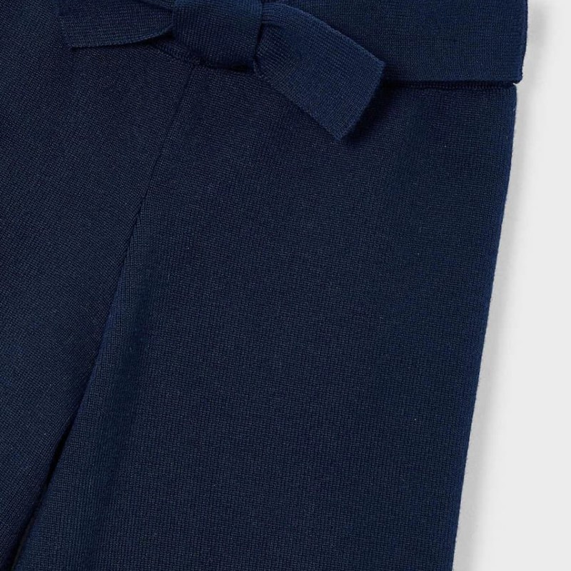 Mayoral – Παιδικό Πλεκτό Σκούρο Μπλε  Παντελόνι Ζιπ Κιλότ για Κορίτσι Mayoral – Παιδικό Πλεκτό Σκούρο Μπλε  Παντελόνι Ζιπ Κιλότ για Κορίτσι