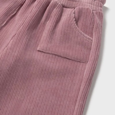 Mayoral – Βρεφικό Κοριτσίστικο Ροζ Κοτλέ Παντελόνι Ζιπ Κιλότ