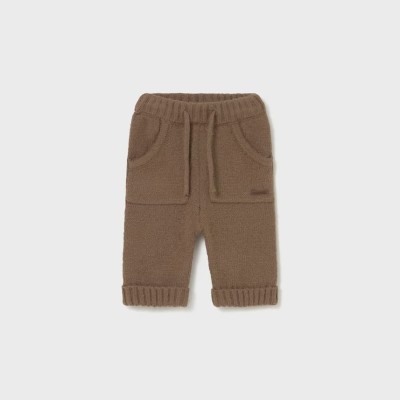 Mayoral – Βρεφικό Καφέ Πλεκτό Παντελόνι για Νεογέννητο Αγόρι Mayoral – Βρεφικό Καφέ Πλεκτό Παντελόνι για Νεογέννητο Αγόρι