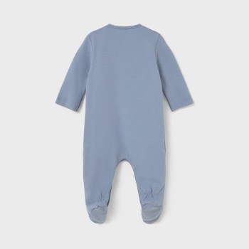 Mayoral – Βρεφικά Αγορίστικα Φορμάκια με Ζώα της Ζούγκλας Γαλάζιο/Κρεμ (Σετ 2 Τεμαχίων)