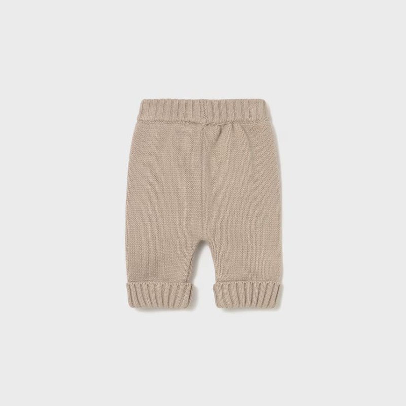 Mayoral – Baby Girls’ Dark Beige Knitted 3-Piece Set with Snail Mayoral – Baby Girls’ Dark Beige Knitted 3-Piece Set with Snail