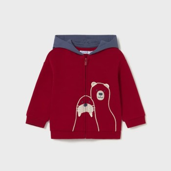 Mayoral – Βρεφική Κόκκινη Αγορίστικη Ζακέτα με Κουκούλα, Αρκουδάκι & Φώκια Mayoral – Βρεφική Κόκκινη Αγορίστικη Ζακέτα με Κουκούλα, Αρκουδάκι & Φώκια