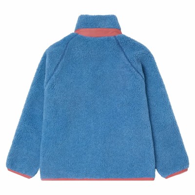 Stella McCartney Παιδικό Αγορίστικο Μπλε Ραφ Μπουφάν με Κόκκινες Λεπτομέρειες