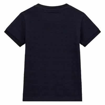 Guess Παιδικό Κοντομάνικο T-shirt Jacquard Μπλε Σκούρο για Αγόρι Guess Παιδικό Κοντομάνικο T-shirt Jacquard Μπλε Σκούρο για Αγόρι