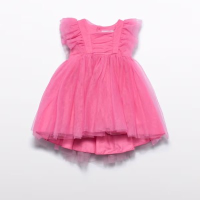 Abel & Lula Baby Tulle Fuschia Dress