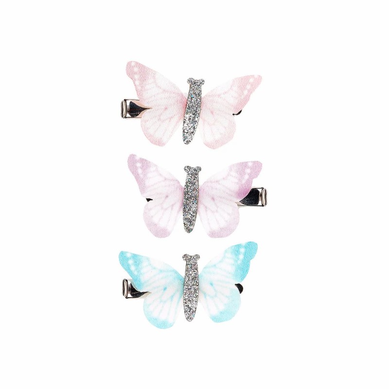 Souza Παιδικά Κλιπ Μαλλιών Πεταλούδες "Aisey" – Σετ 3 Τεμαχίων