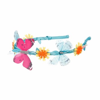 Souza Παιδική Μπλε Στέκα Μαλλιών με Πεταλούδες "Alysha" (1 τεμάχιο)