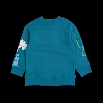 Stella McCartney Kids Μπλε Παιδικό Φούτερ με Εκτύπωση