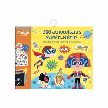 TOY BOX – Children's  200 Stickers – Superheroes