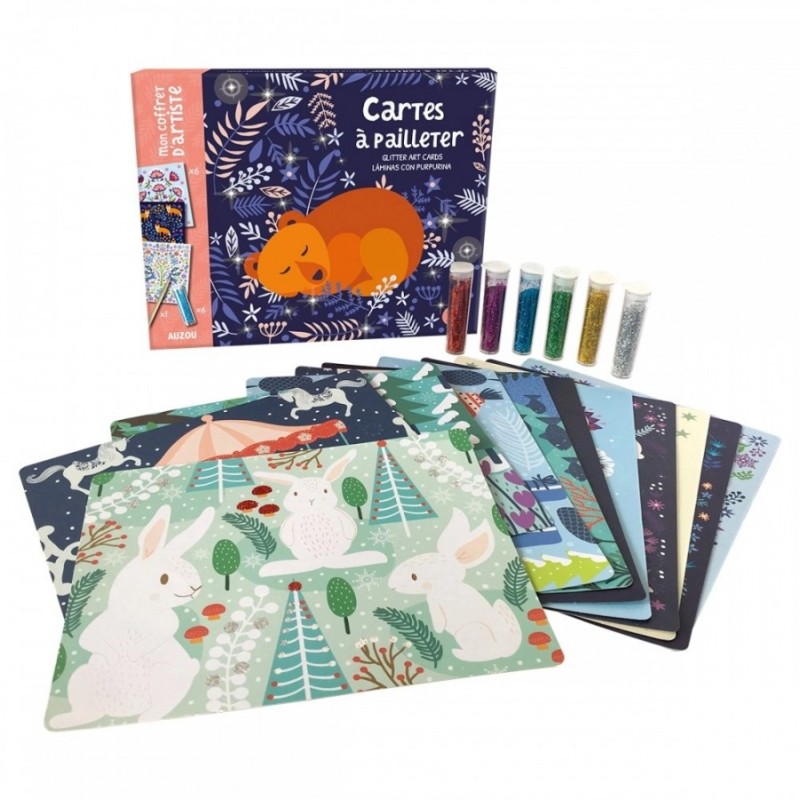TOY BOX My Glitter Art Cards Enchanted Nature TOY BOX My Glitter Art Cards Enchanted Nature