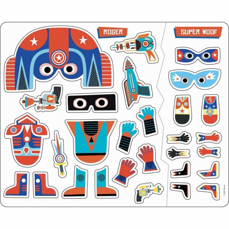 TOY BOX – Children's  200 Stickers – Superheroes