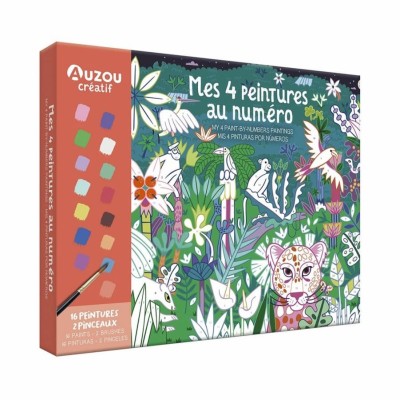 TOY BOX – My Artistic Kit: My 4 Paint-by-Numbers Paintings (AUZOU)