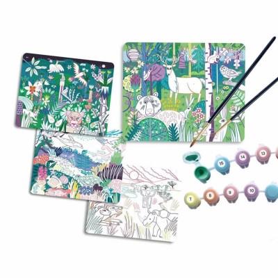 TOY BOX – My Artistic Kit: My 4 Paint-by-Numbers Paintings (AUZOU)