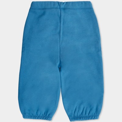 Stella McCartney Blue Pants for Baby Boy with Smiling Sun and World