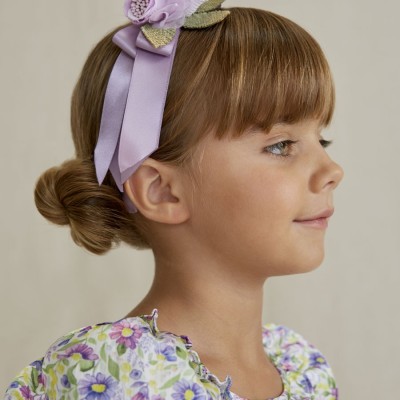 Abel and Lula Hairband purple with flowers Abel and Lula Hairband purple with flowers