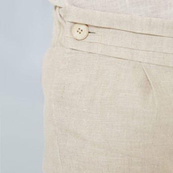 Abel & Lula Βρεφική Μπεζ Βερμούδα