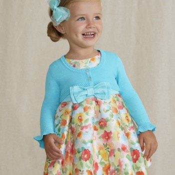 Abel & Lula Βρεφική Πλέκτη Γαλάζια Ζακέτα  Abel & Lula Βρεφική Πλέκτη Γαλάζια Ζακέτα