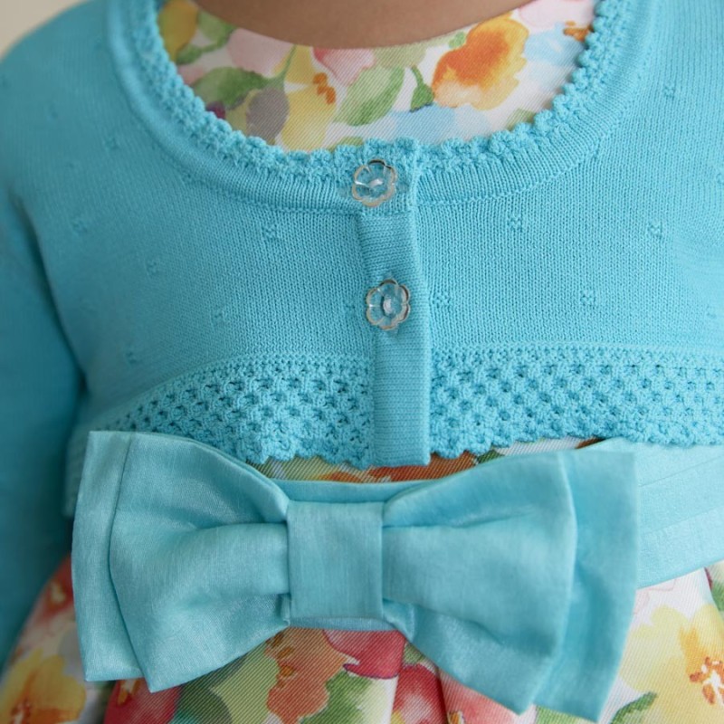 Abel &Lula Baby Cardigan Knitted openwork