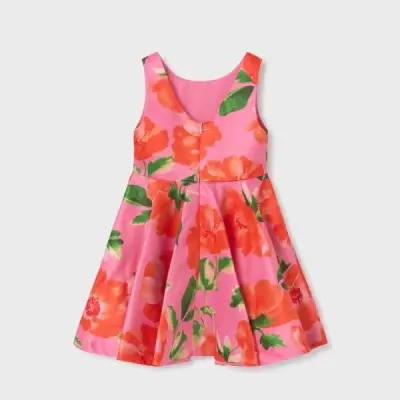 Abel & Lula Baby Fuchsia Floral Dress Abel & Lula Baby Fuchsia Floral Dress