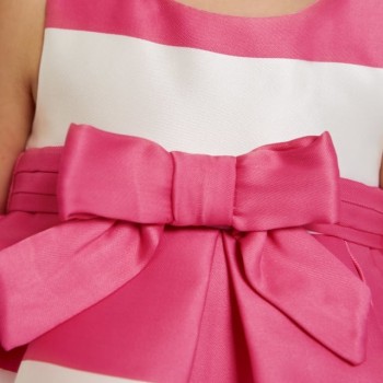 Abel & Lula Bρεφικό Φόρεμα Φούξια Ριγέ