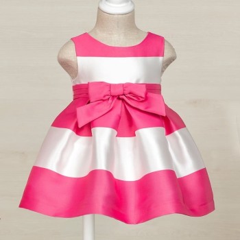 Abel & Lula Bρεφικό Φόρεμα Φούξια Ριγέ