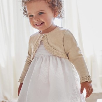 Abel & Lula Βρεφικό Μπολερό Σαμπανιζέ Πλεκτό Abel & Lula Βρεφικό Μπολερό Σαμπανιζέ Πλεκτό