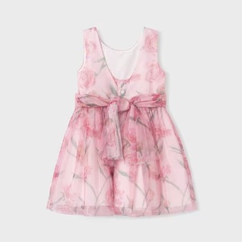 Abel &Lula Ροζ Φόρεμα Mικάδο Τούλινο Κορίτσι