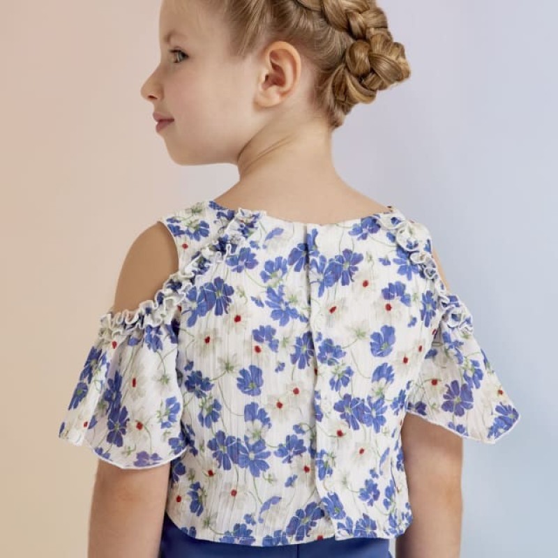 Abel & Lula Children's Floral Blouse Abel & Lula Children's Floral Blouse