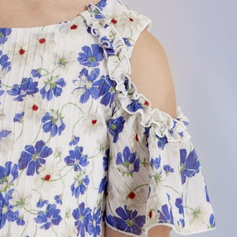 Abel & Lula Children's Floral Blouse Abel & Lula Children's Floral Blouse
