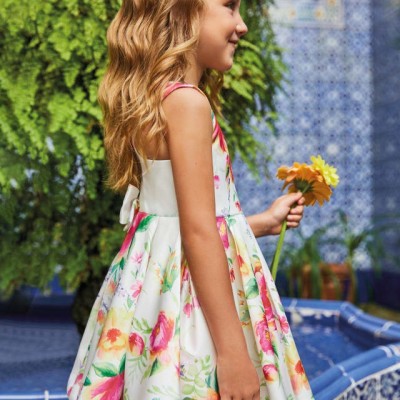 Abel & Lula Παιδικό Φόρεμα Eμπριμέ