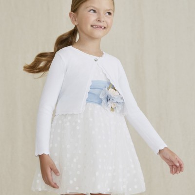 Abel & Lula Kid Cardigan white Abel & Lula Kid Cardigan white