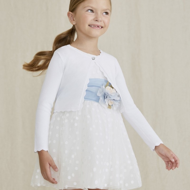 Abel & Lula Kid Cardigan white Abel & Lula Kid Cardigan white