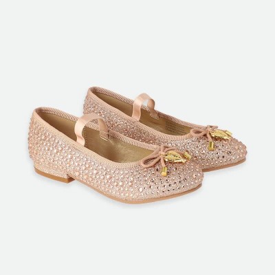 Angel Face Girl Crystal Pump Rose Gold
