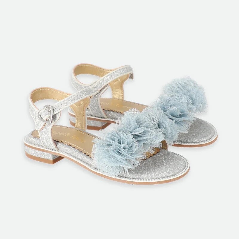 Angel Face Girl Silver Sandal Angel Face Girl Silver Sandal