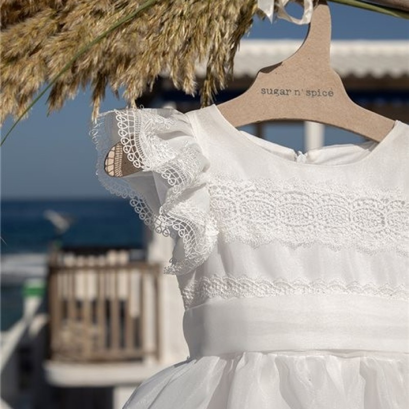Baptism Dress Εugenia Sugar N' Spice Baptism Dress Εugenia Sugar N' Spice