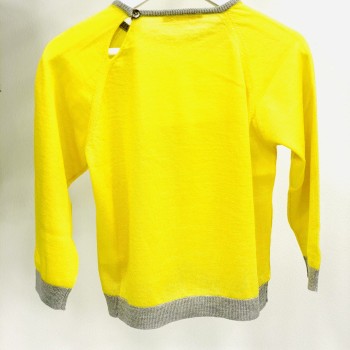 Bimbi di Oscar Κίτρινο Πουλόβερ Κασμίρι