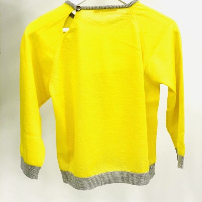 Bimbi di Oscar Κίτρινο Πουλόβερ Κασμίρι