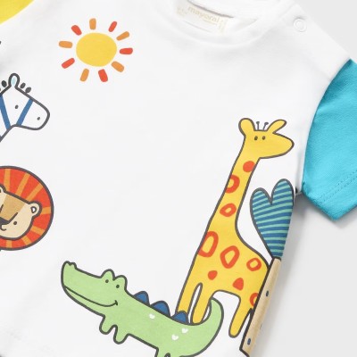 Baby T-Shirts Tops With Animals Mayoral