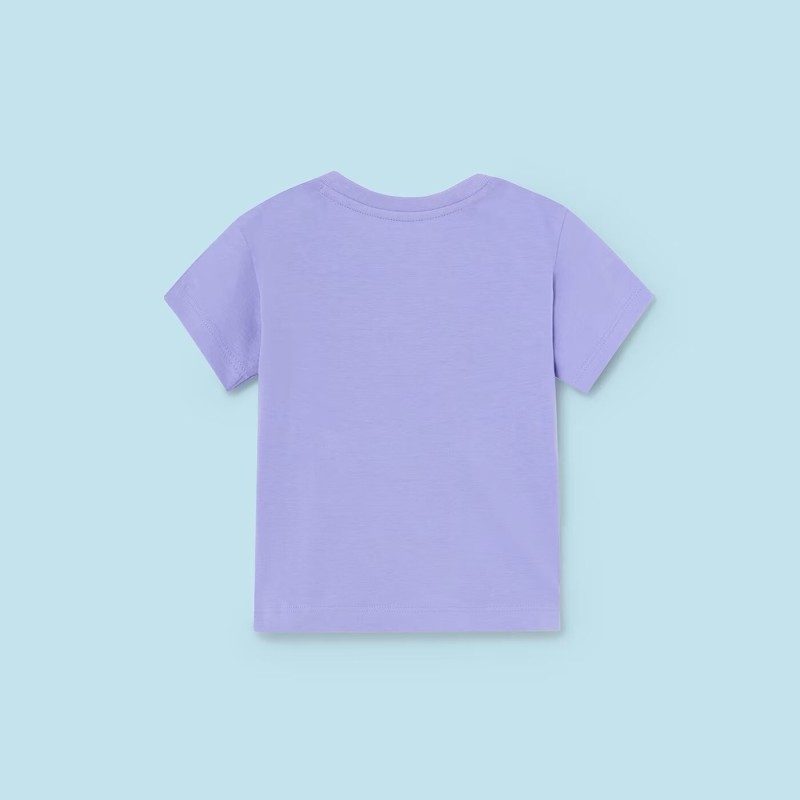 Baby Purple Short-Sleeve T-Shirt With Dogs Mayoral Baby Purple Short-Sleeve T-Shirt With Dogs Mayoral
