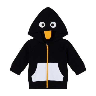 Baby Black Penguin Cardigan Stella MacCartney Baby Black Penguin Cardigan Stella MacCartney