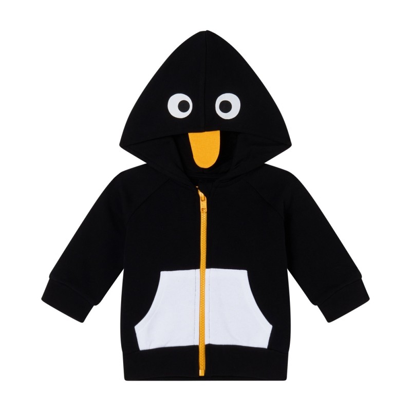 Baby Black Penguin Cardigan Stella MacCartney Baby Black Penguin Cardigan Stella MacCartney