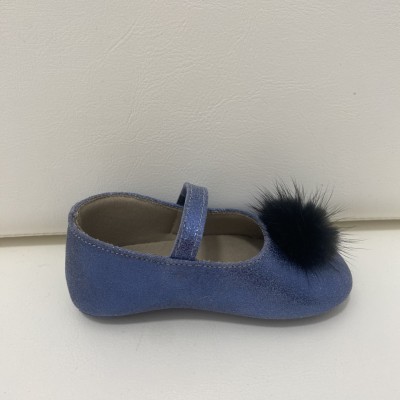 Baby Blue Royal Cuddle Ballerina Shoes Babywalker