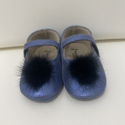 Baby Blue Royal Cuddle Ballerina Shoes Babywalker