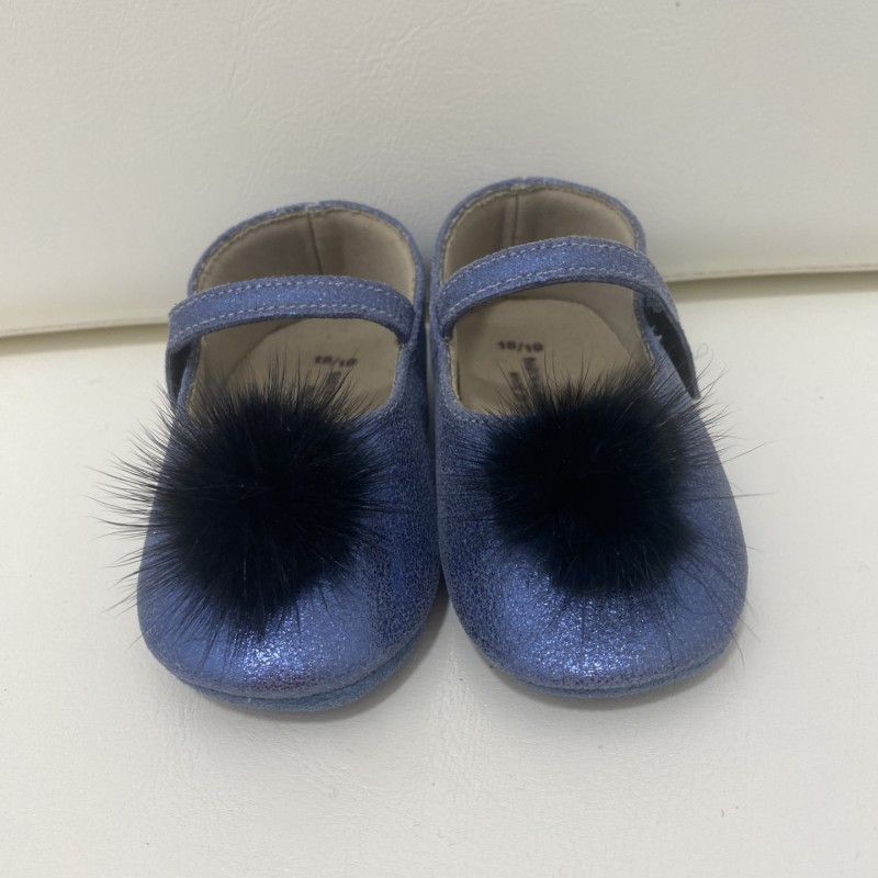 Baby Blue Royal Cuddle Ballerina Shoes Babywalker