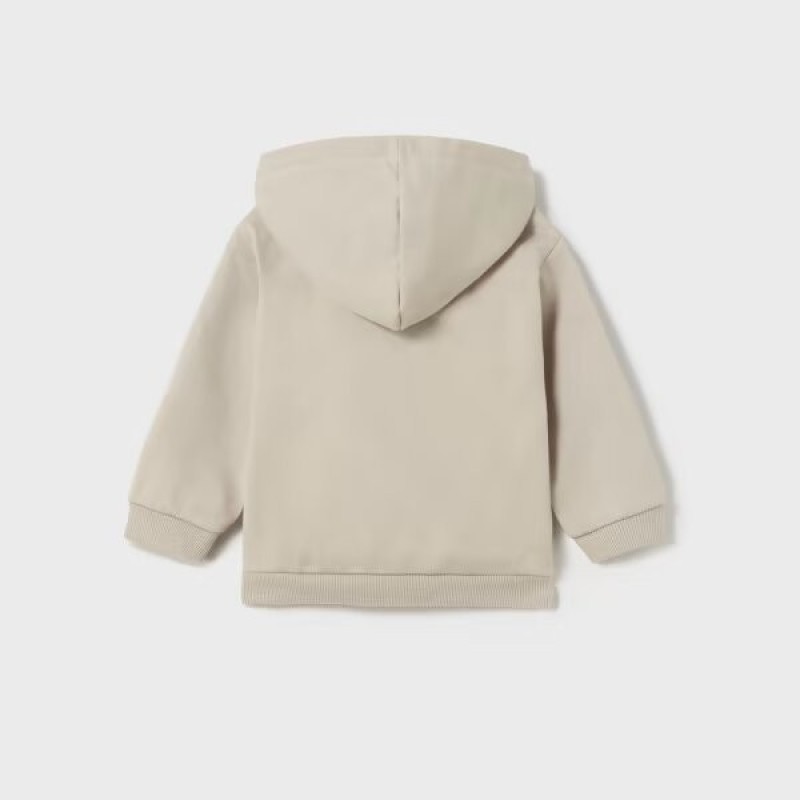 Baby Mayoral Beige Hooded Cardigan Baby Mayoral Beige Hooded Cardigan